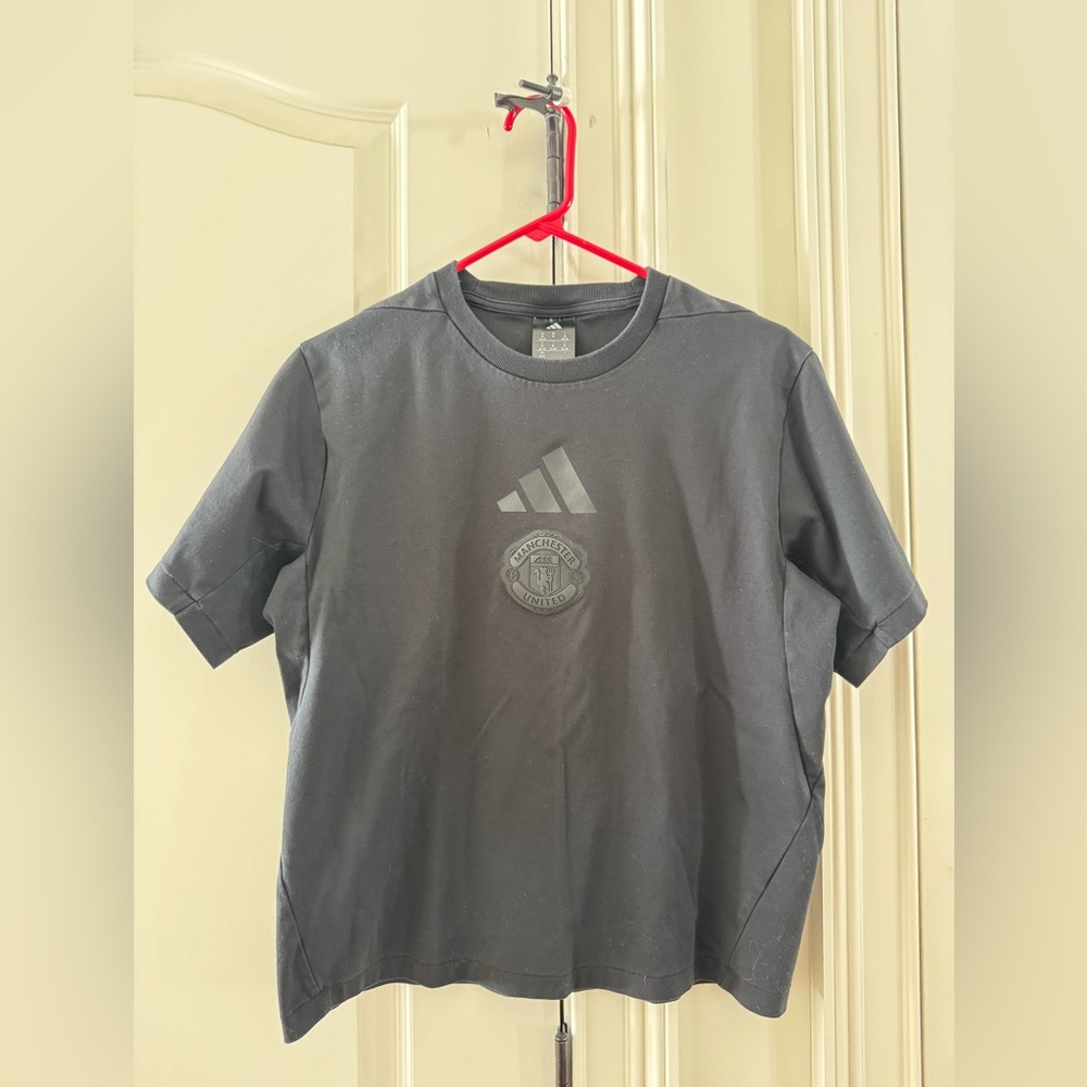 Manchester United x adidas Womens Z.N.E. T-Shirt Black